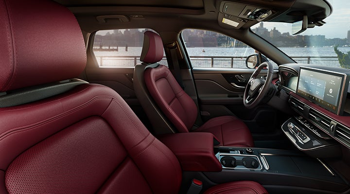 The available Perfect Position front seats in the 2024 Lincoln Corsair® SUV are shown. | Wallace Lincoln in Fort Pierce FL